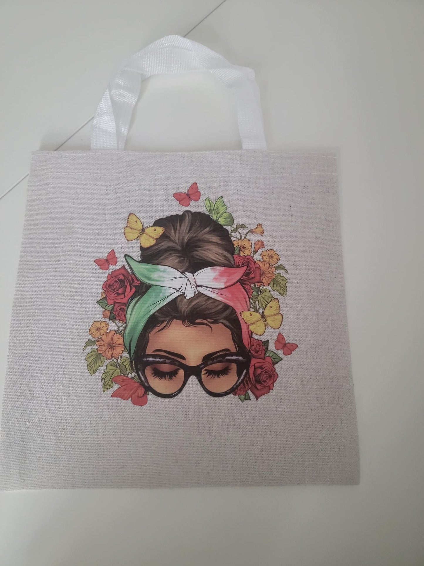 Versatile Canvas Tote Bag – 9.8” x 9.8” Durable Mini Tote for Quick Trips & Essentials