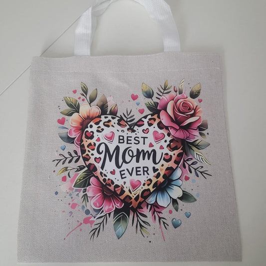 Versatile Canvas Tote Bag – 9.8” x 9.8” Durable Mini Tote for Quick Trips & Essentials