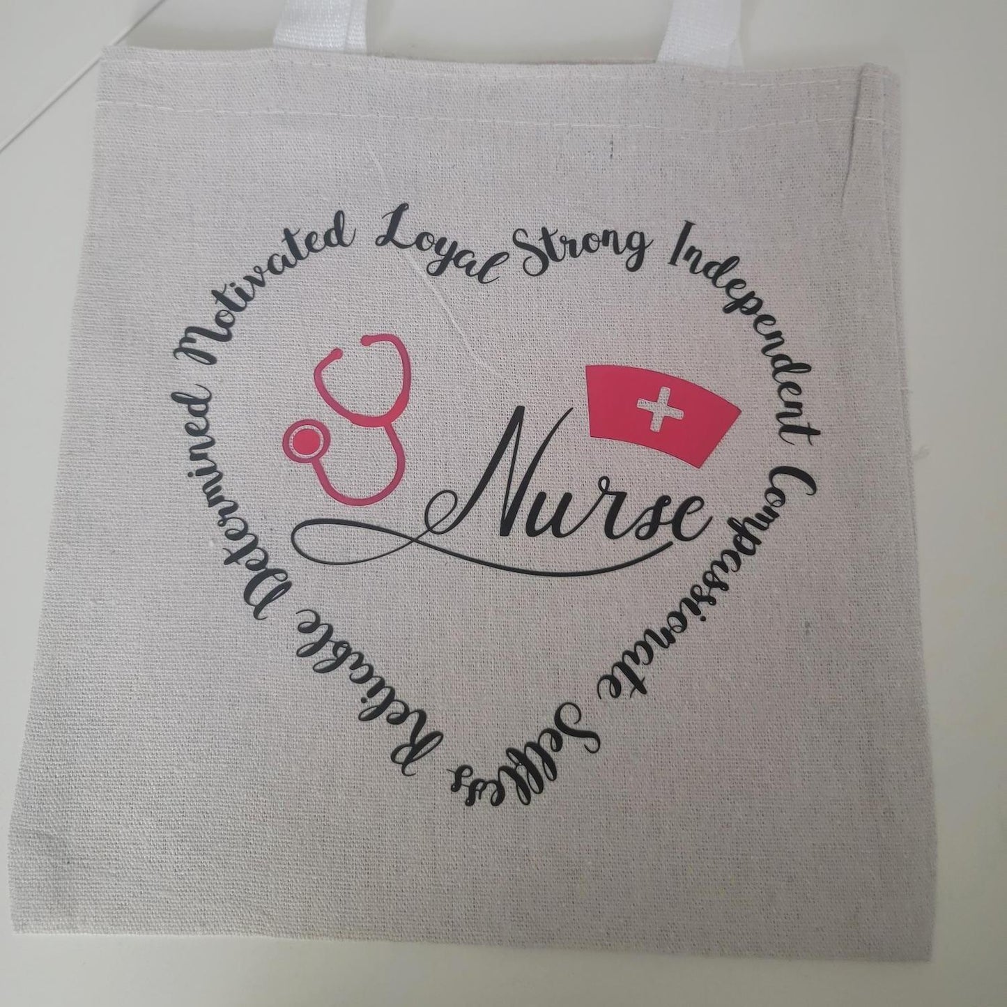 Versatile Canvas Tote Bag – 9.8” x 9.8” Durable Mini Tote for Quick Trips & Essentials