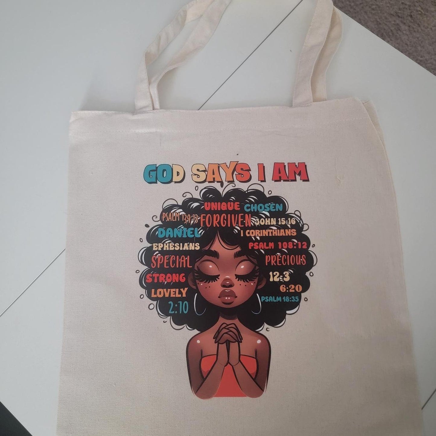 Canvas Tote Bag - Durable Rectangle Cotton Tote with 9.85” Top Handle, 14.9” x 15.7” Size, Lightweight & Eco-Friendly, Stylish Variety Available