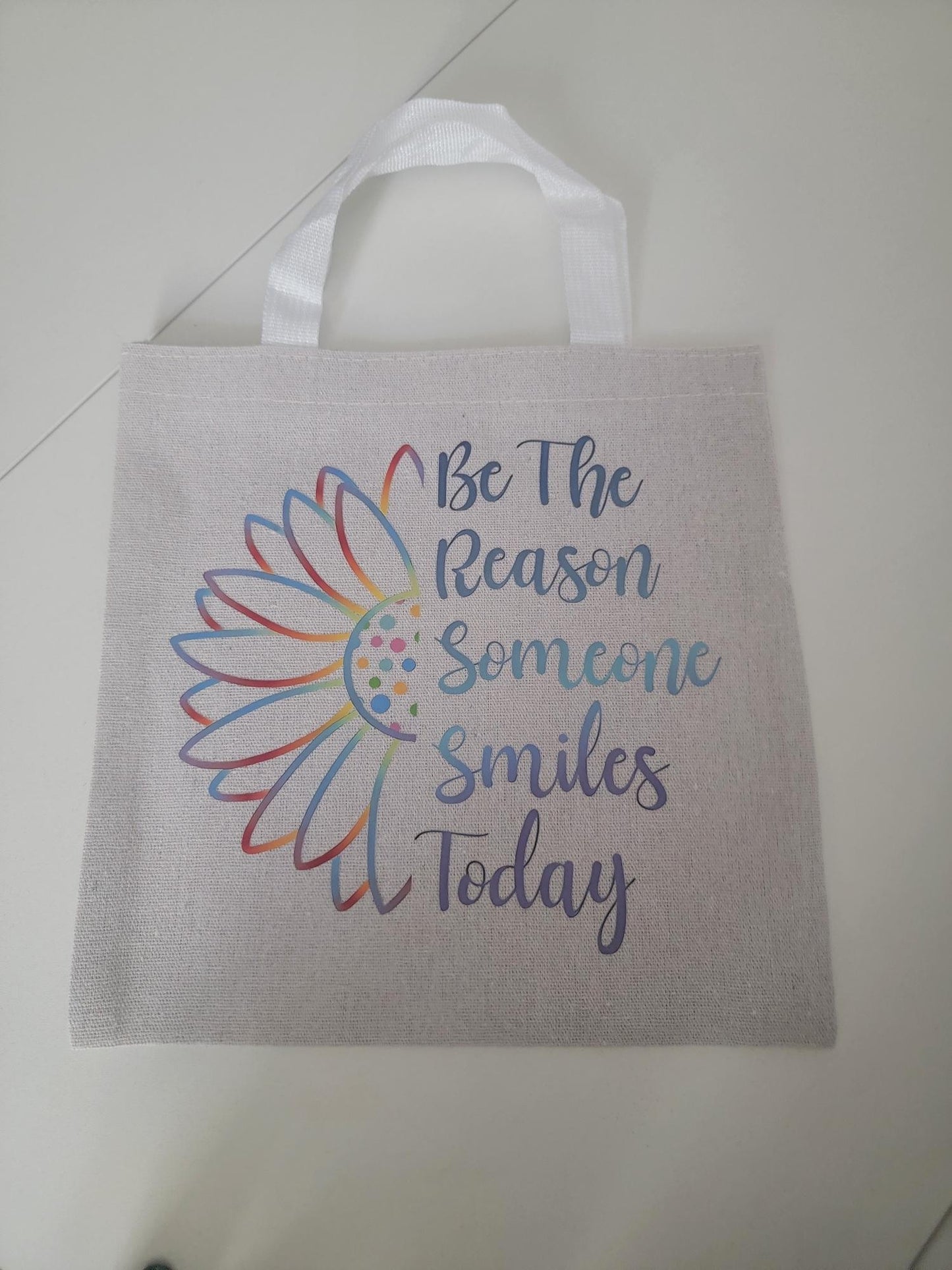Versatile Canvas Tote Bag – 9.8” x 9.8” Durable Mini Tote for Quick Trips & Essentials