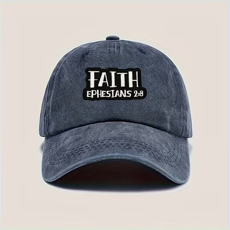 Fashionable Faith – Ephesians 2:8 Embroidery Patch | Iron-On DIY Decor