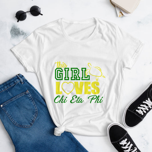 Chi Eta Phi Enthusiast Tee: Embrace Your Chi Eta Phi Pride!