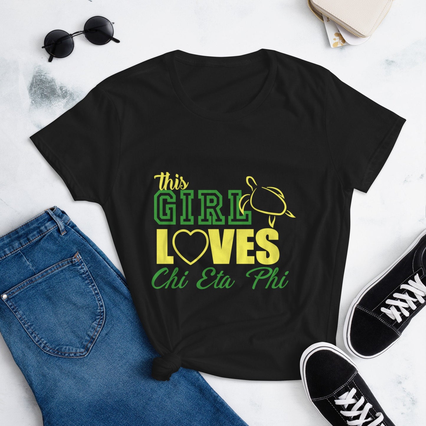 Chi Eta Phi Enthusiast Tee: Embrace Your Chi Eta Phi Pride!