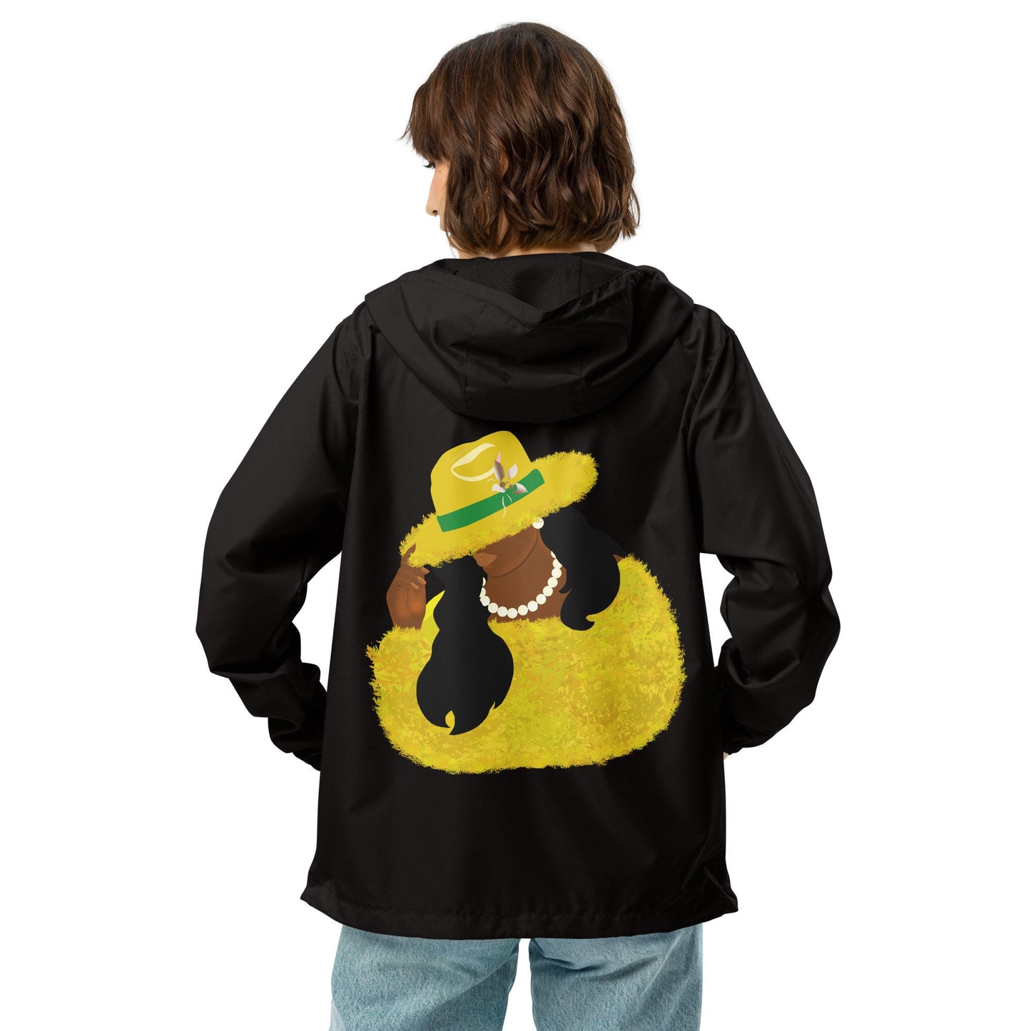 Chi Eta Phi Lightweight Zip Up Windbreaker