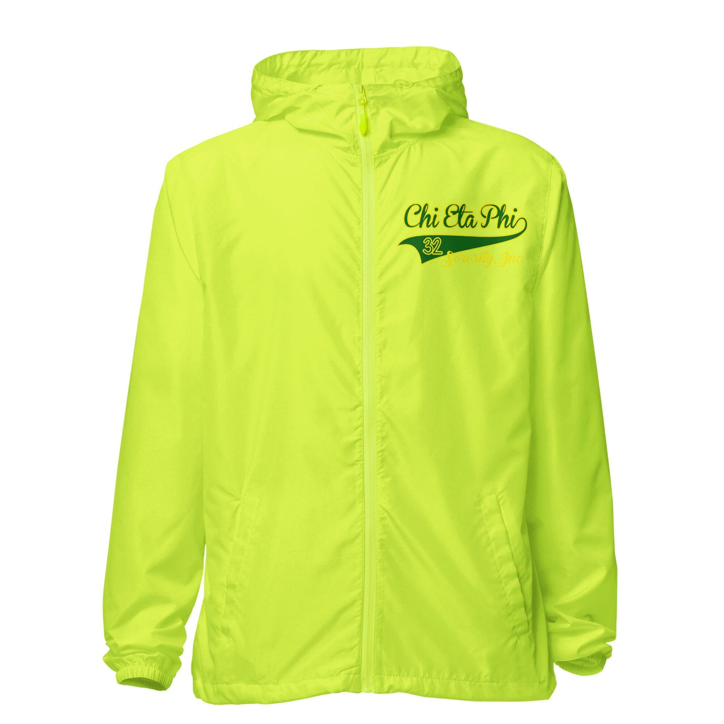 Chi Eta Phi Lightweight Zip Up Windbreaker