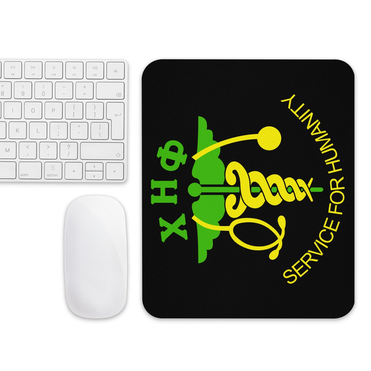 Enhance Your Workspace with XHO Service For Humanity Mouse Pad, Ultra-Smooth Surface