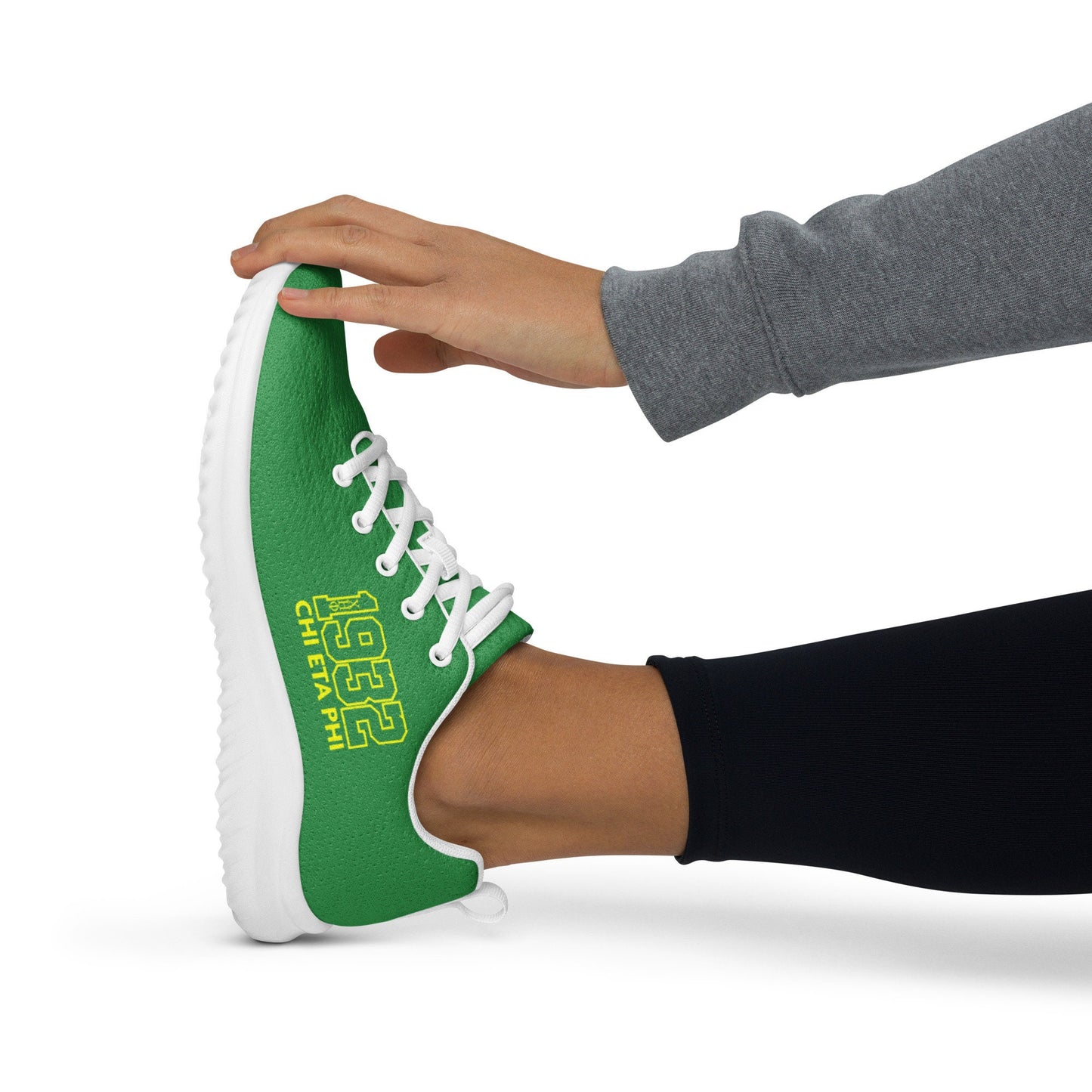 Stylish Green Chi Eta Phi 1932 Women’s Athletic Shoes - Comfortable Footwear for Fitness Enthusiasts