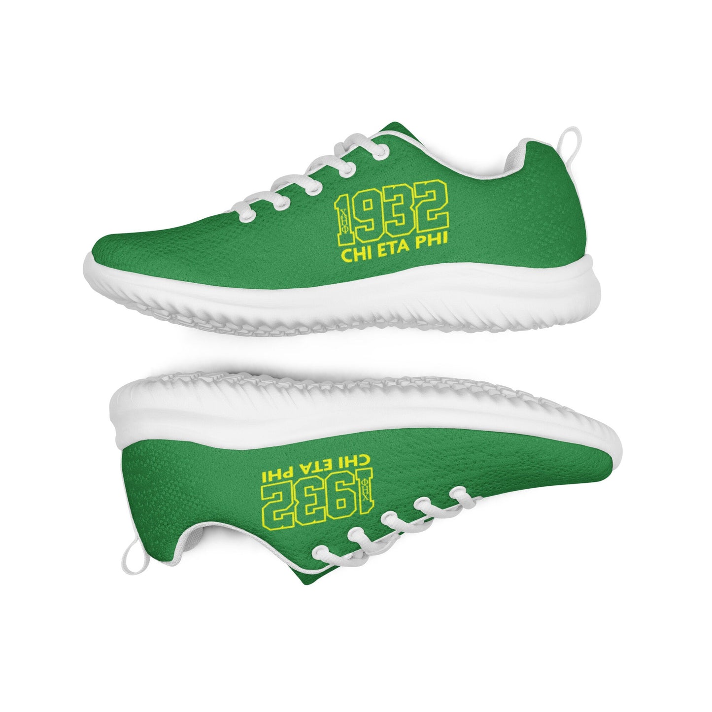 Stylish Green Chi Eta Phi 1932 Women’s Athletic Shoes - Comfortable Footwear for Fitness Enthusiasts
