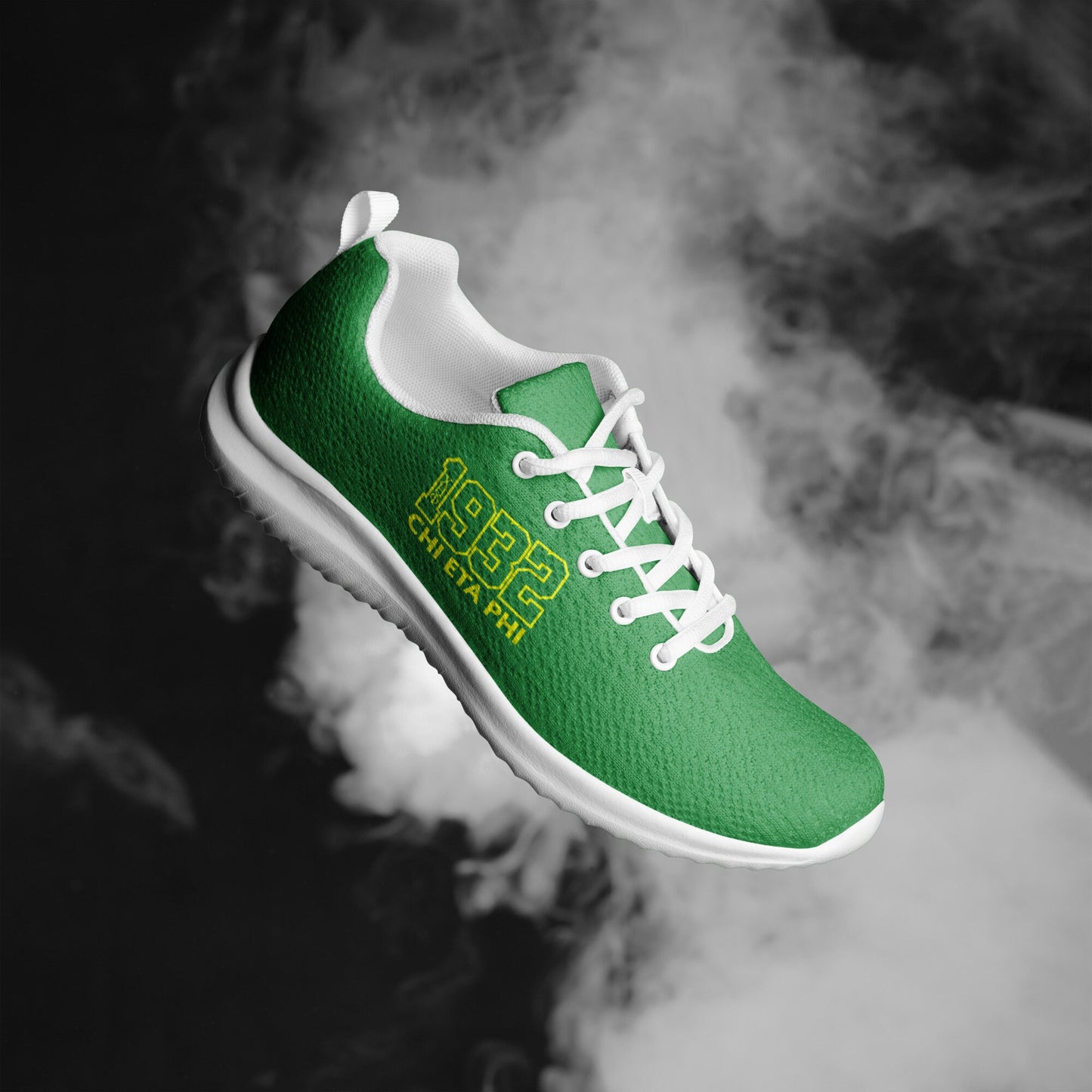 Stylish Green Chi Eta Phi 1932 Women’s Athletic Shoes - Comfortable Footwear for Fitness Enthusiasts