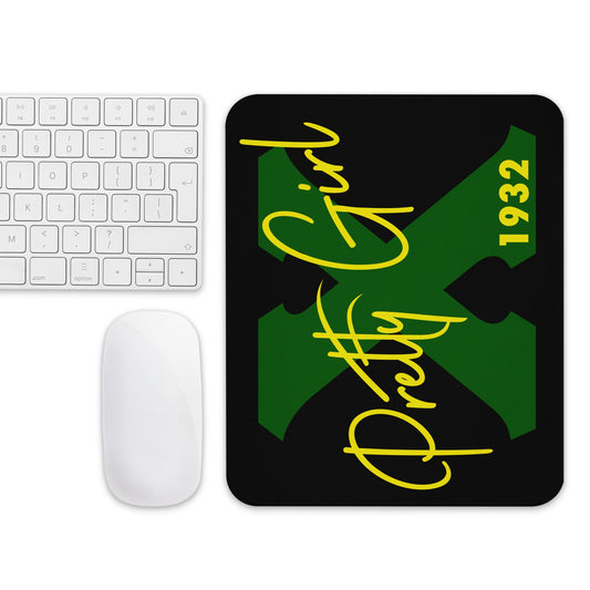 Pretty Girl Mouse Pad | Chi 1932 Inspired Design | Unique Desk Accessory