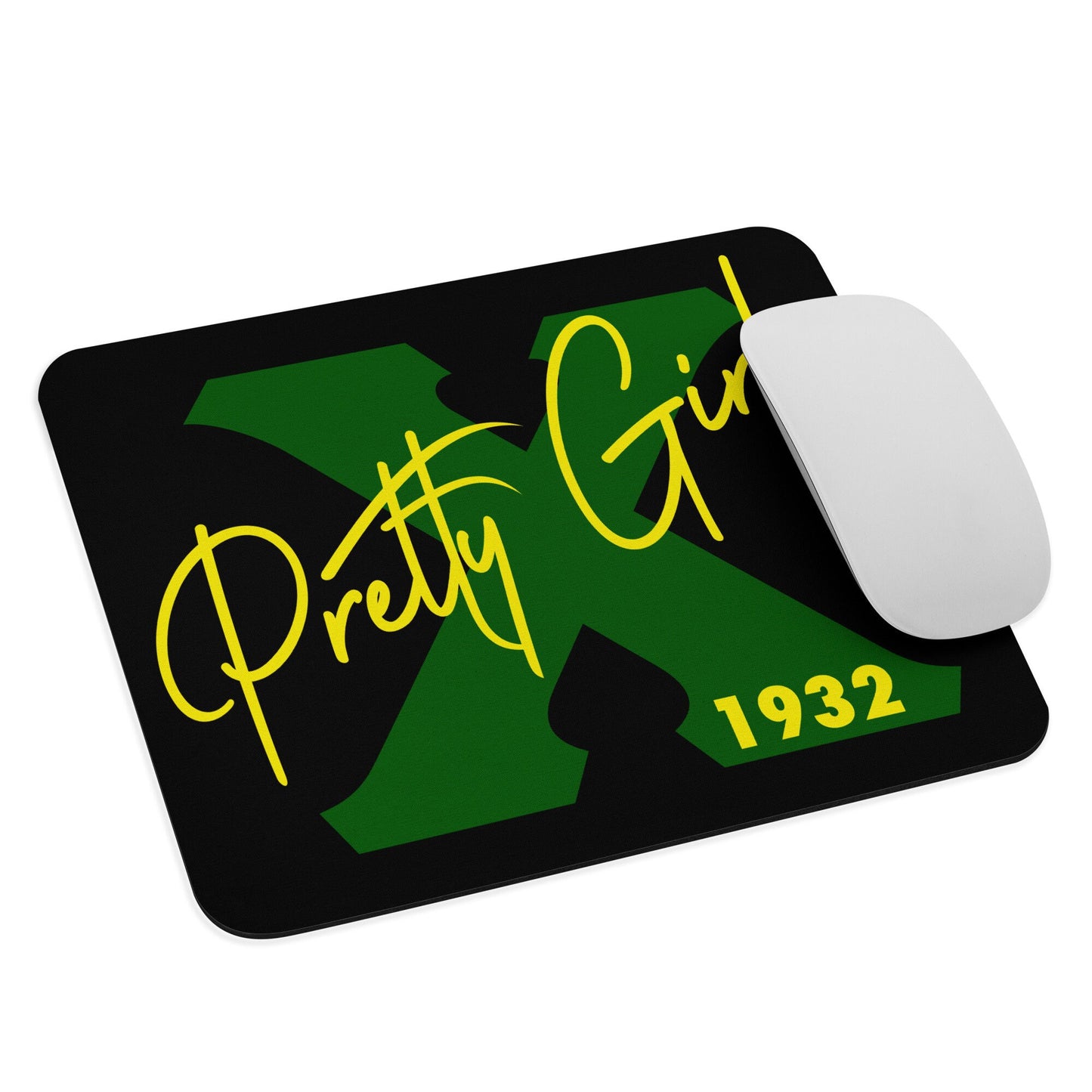 Pretty Girl Mouse Pad | Chi 1932 Inspired Design | Unique Desk Accessory