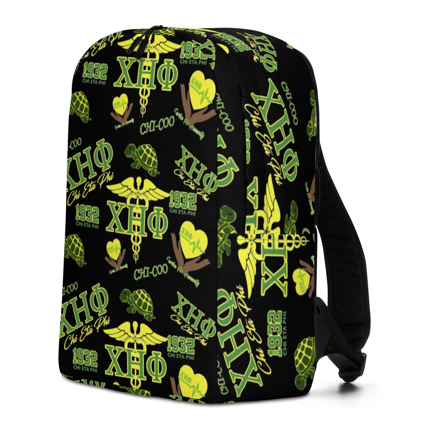Chi Eta Phi Collage Design Backpack: Carry Your Sorority Spirit with Ease!