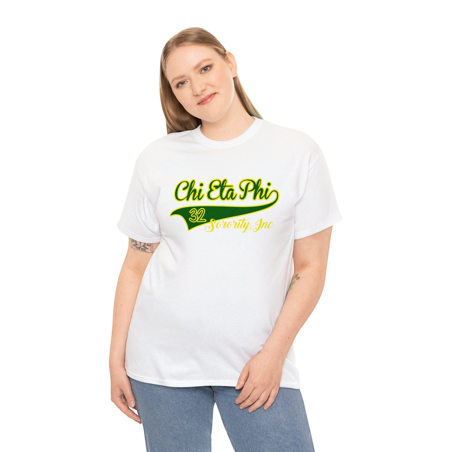 Chi Eta Phi Baseball-Inspired Tee: Score Big with Sorority Style!