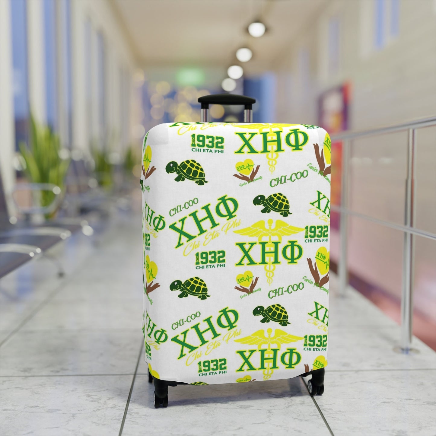 Chi Collage Luggage Cover
