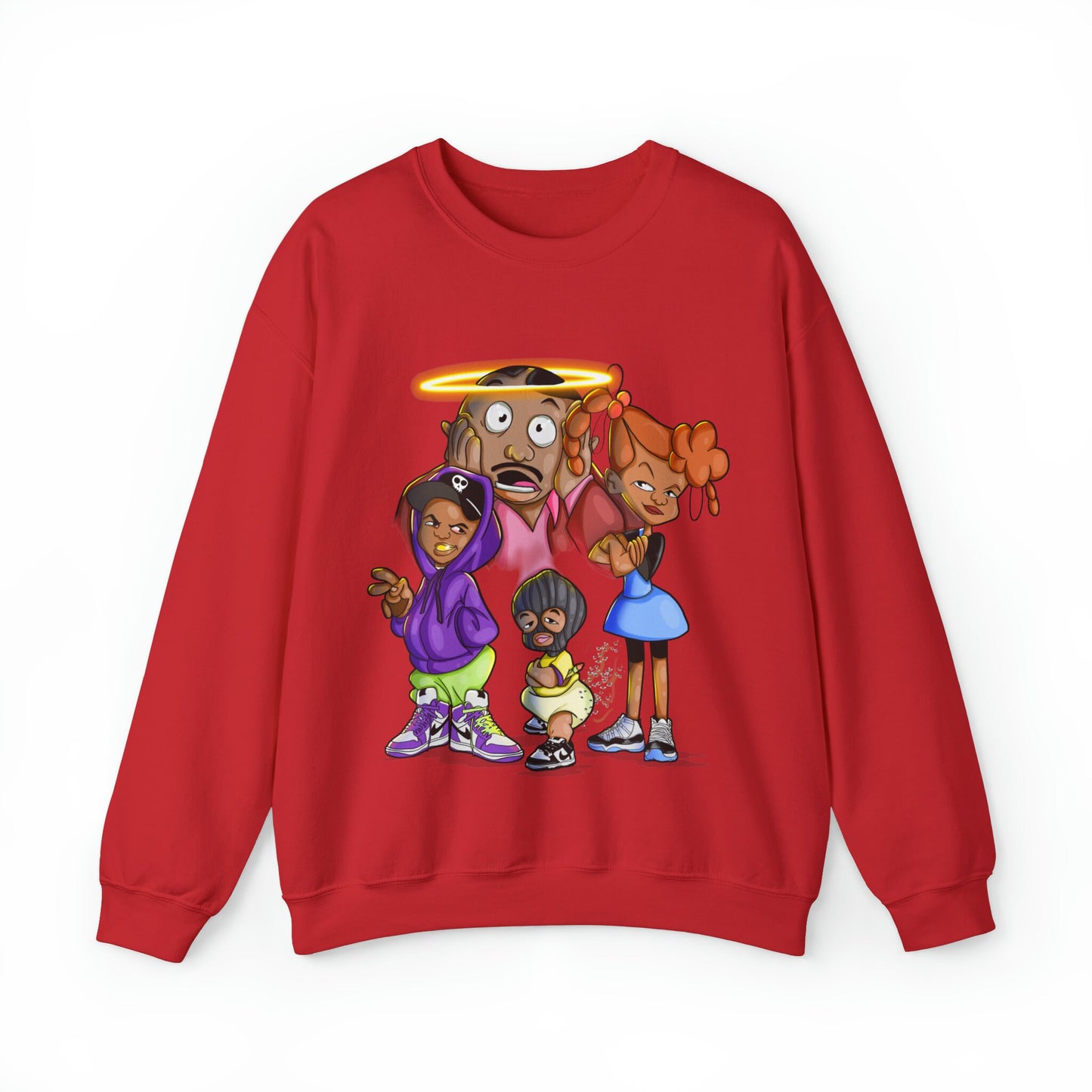 Cozy Nostalgia: BeBe's Kids Crewneck Sweatshirt for Cold-Weather Comfort