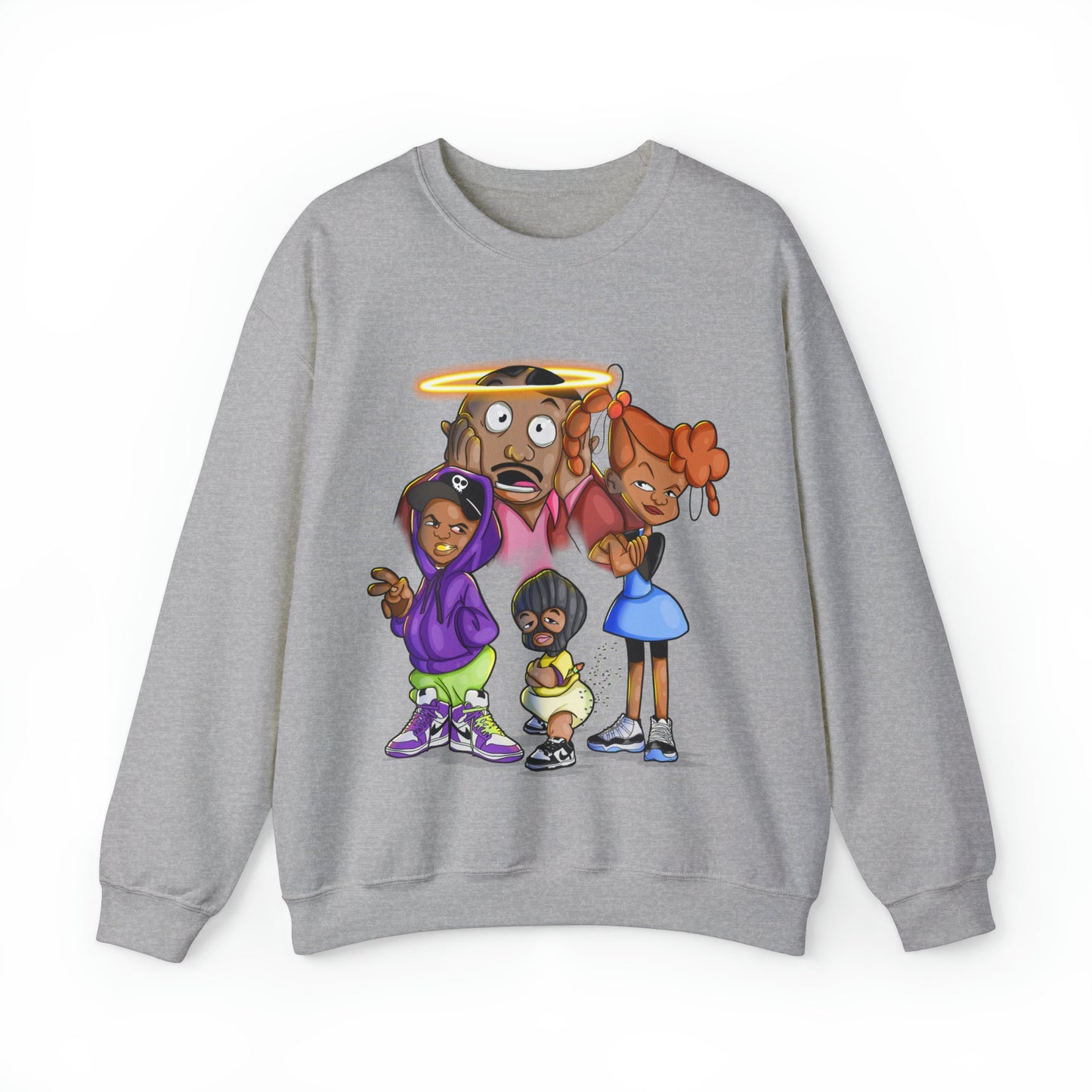 Cozy Nostalgia: BeBe's Kids Crewneck Sweatshirt for Cold-Weather Comfort