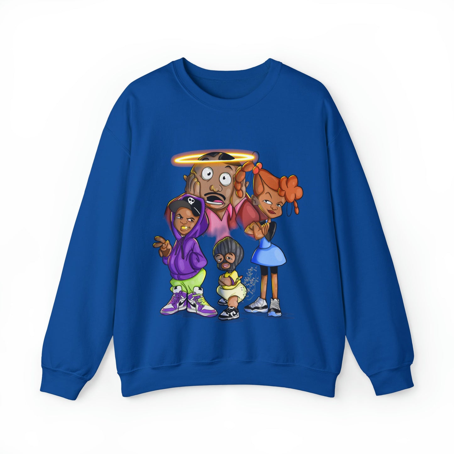 Cozy Nostalgia: BeBe's Kids Crewneck Sweatshirt for Cold-Weather Comfort