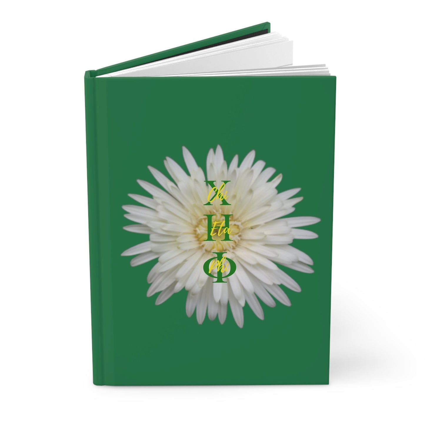 Chrysanthemum Harmony: Chi Eta Phi Nursing Sorority Flower - Hardcover Journal