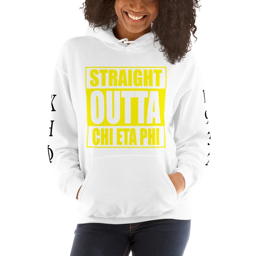Straight Outta Chi Eta Phi Hoodie