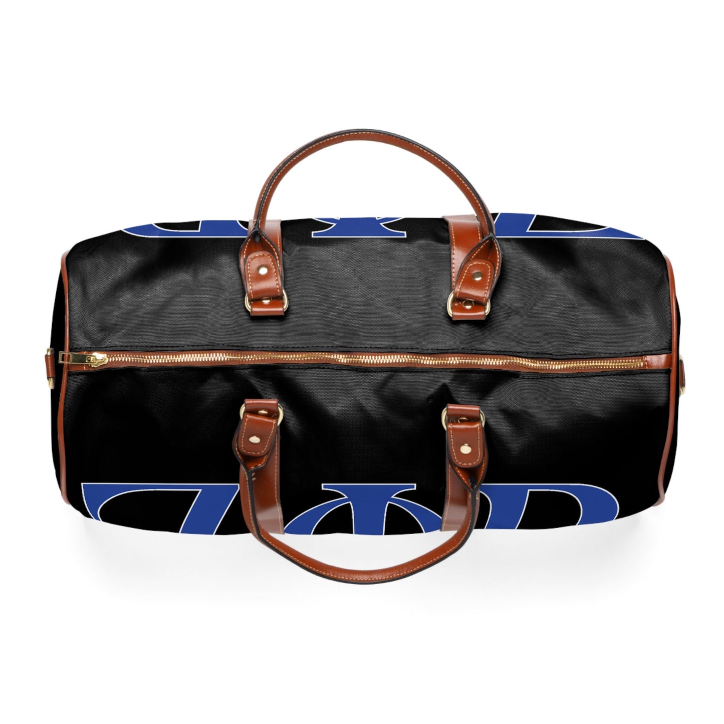 Zeta Phi Beta Sorority Waterproof Nylon Travel Bag Durable Elegance for Your Essentials!