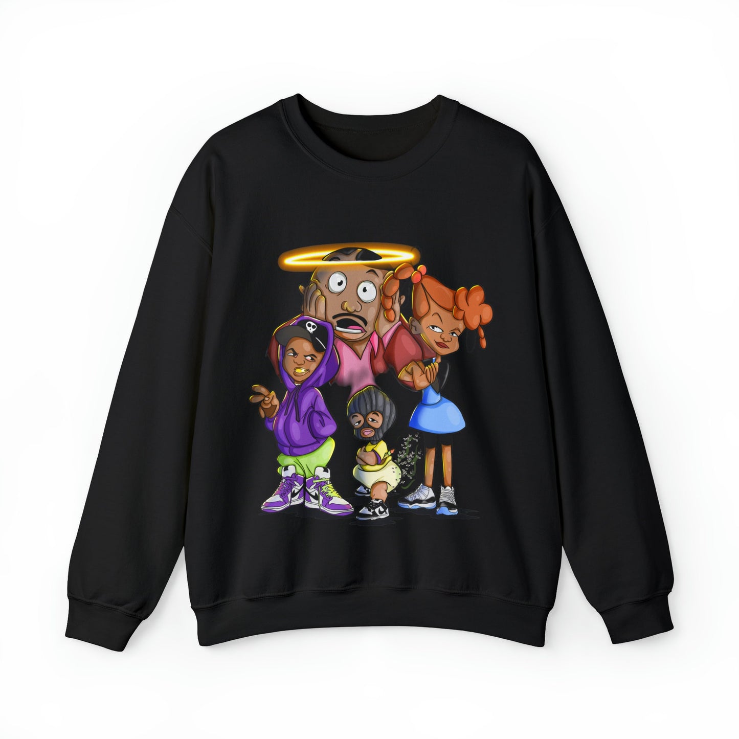 Cozy Nostalgia: BeBe's Kids Crewneck Sweatshirt for Cold-Weather Comfort