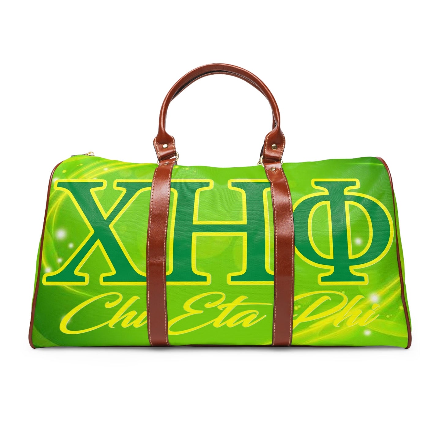 Chi Eta Phi Greek Letter Unique Waterproof Travel Bag - Your Stylish Companion for Journeys!