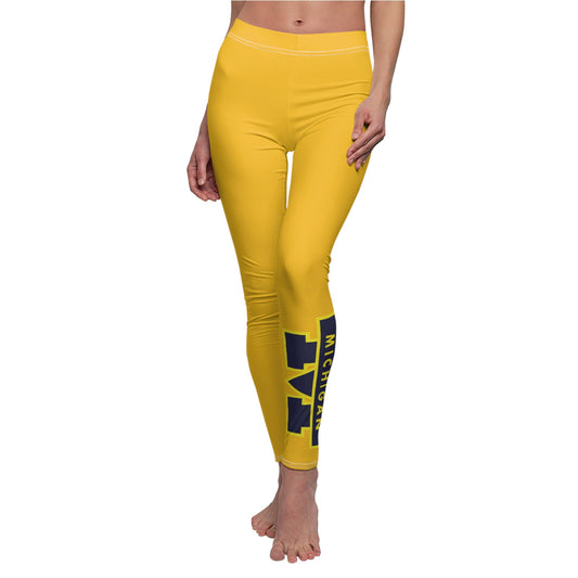 University of Michigan Women's Leggings - Show Your Wolverines Pride with Style and Comfort