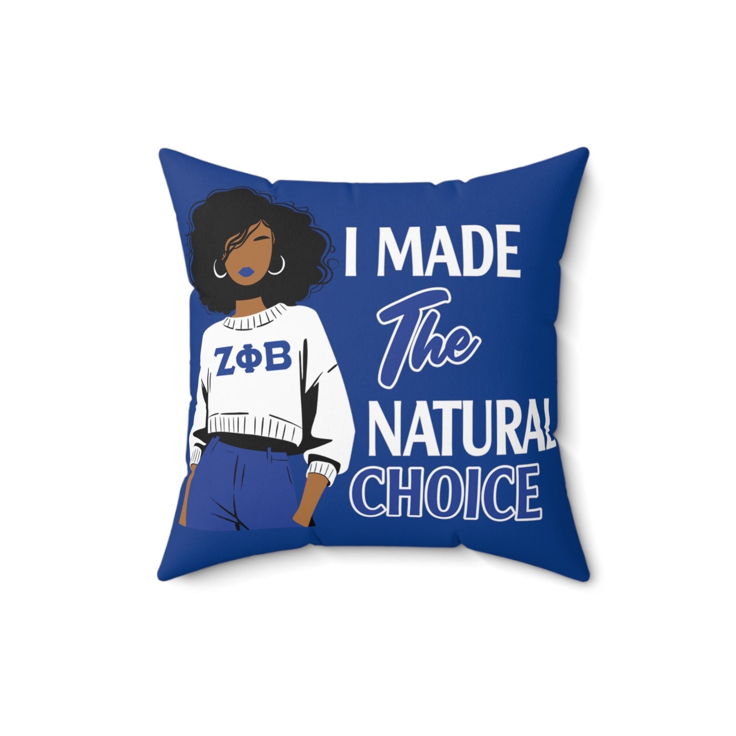 Zeta Phi Beta Organizational Elegance: Transform Your Space with Statement Indoor Pillows