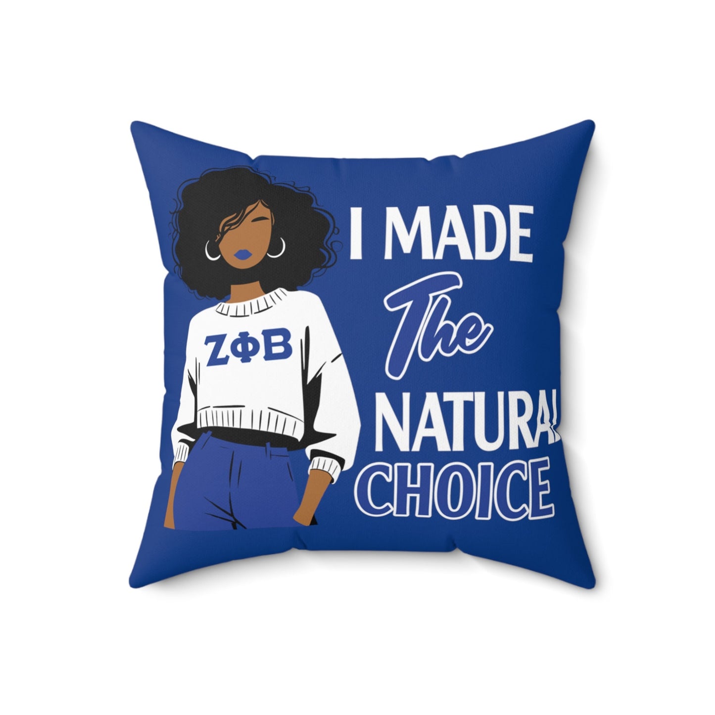Zeta Phi Beta Organizational Elegance: Transform Your Space with Statement Indoor Pillows