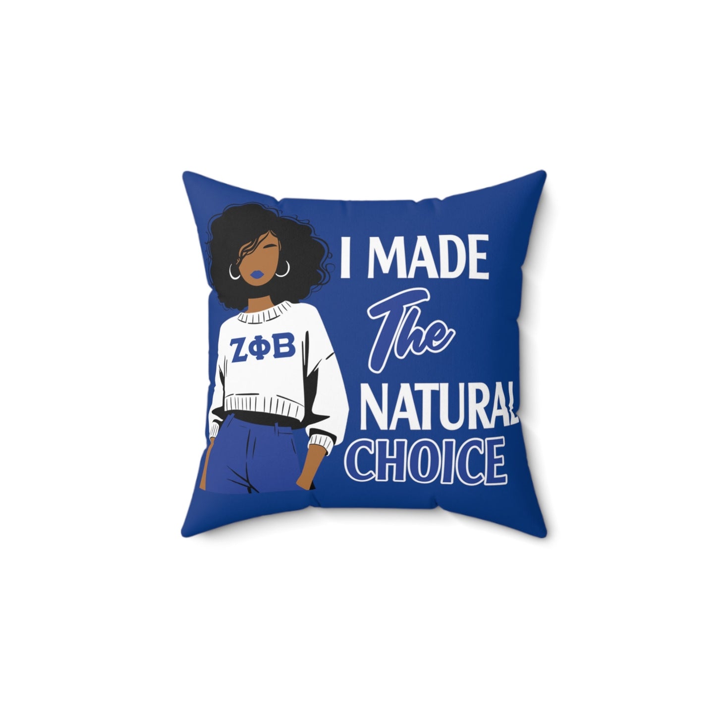 Zeta Phi Beta Organizational Elegance: Transform Your Space with Statement Indoor Pillows