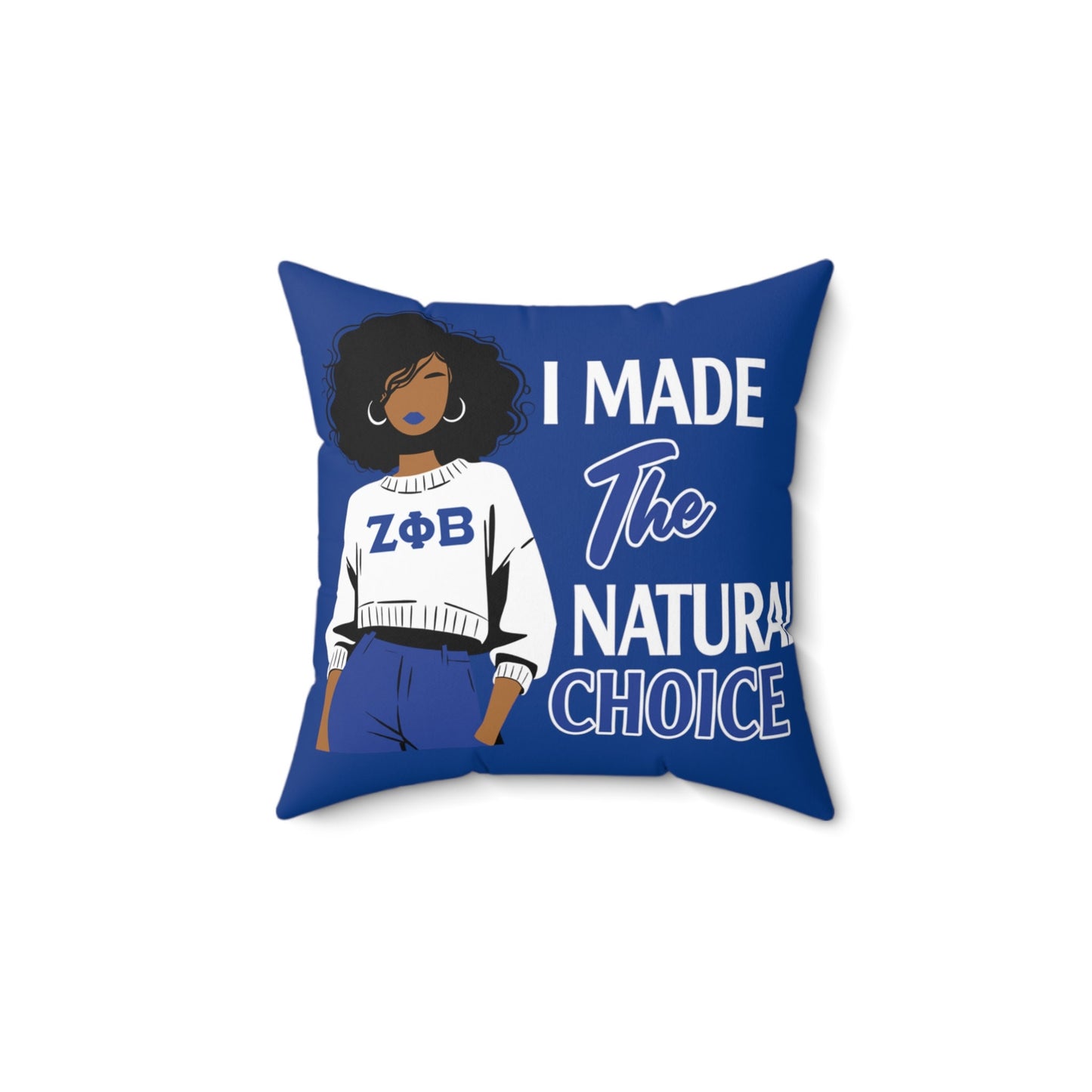 Zeta Phi Beta Organizational Elegance: Transform Your Space with Statement Indoor Pillows