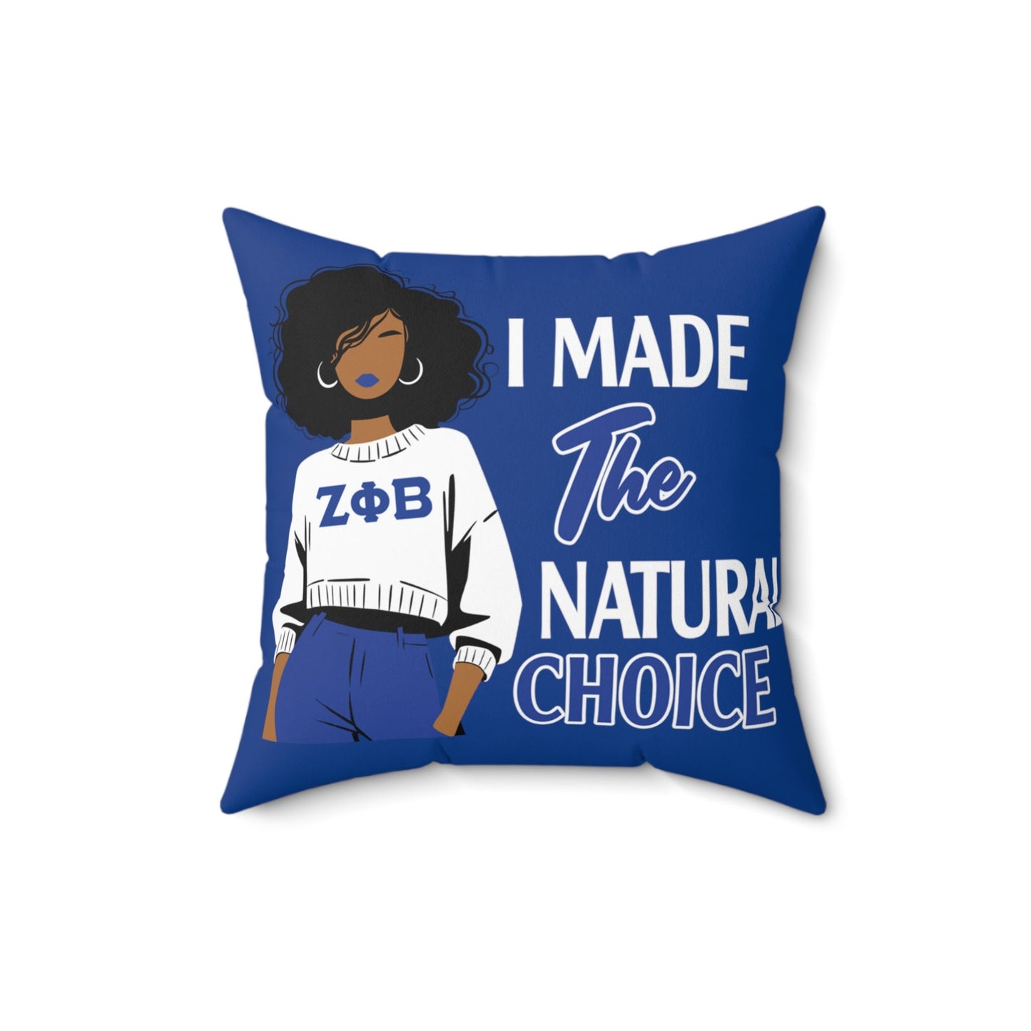 Zeta Phi Beta Organizational Elegance: Transform Your Space with Statement Indoor Pillows