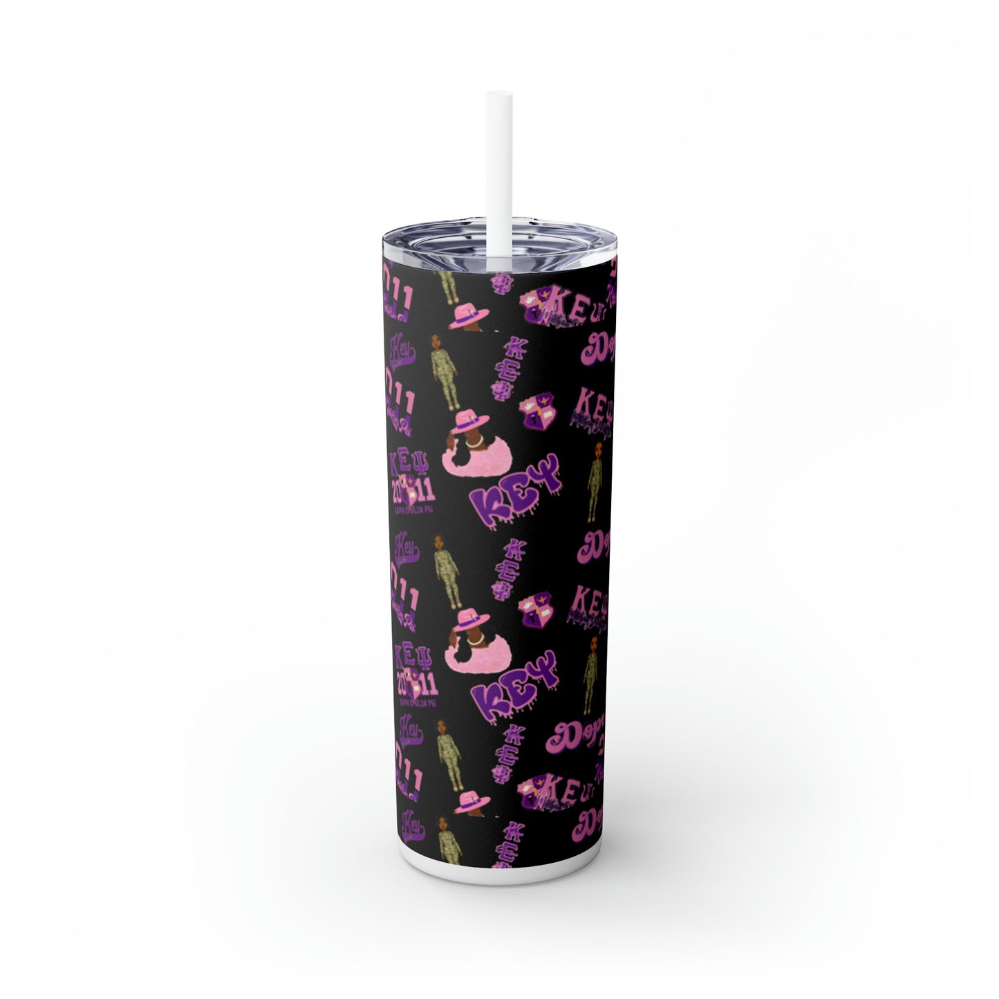 Sip in Sisterhood: Kappa Epsilon Psi Collage Stainless Steel Tumbler