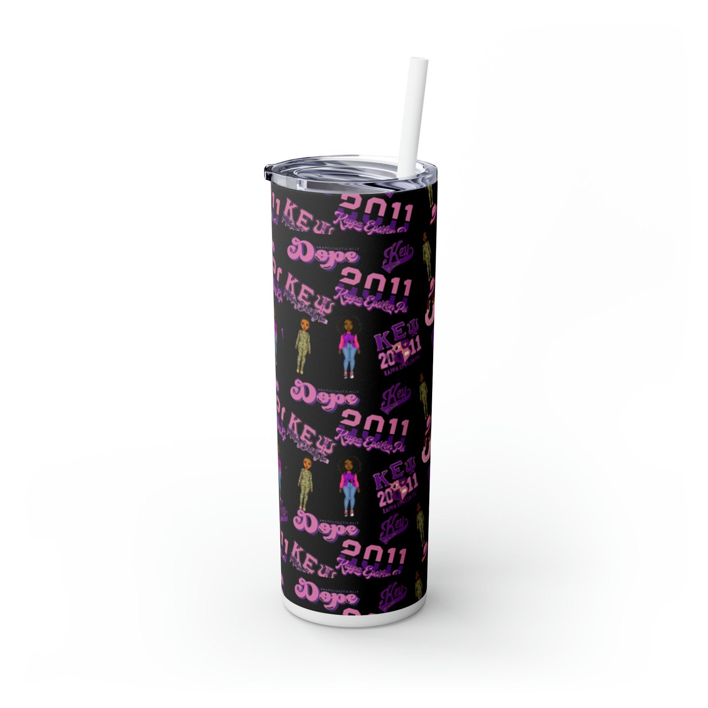 Sip in Sisterhood: Kappa Epsilon Psi Collage Stainless Steel Tumbler
