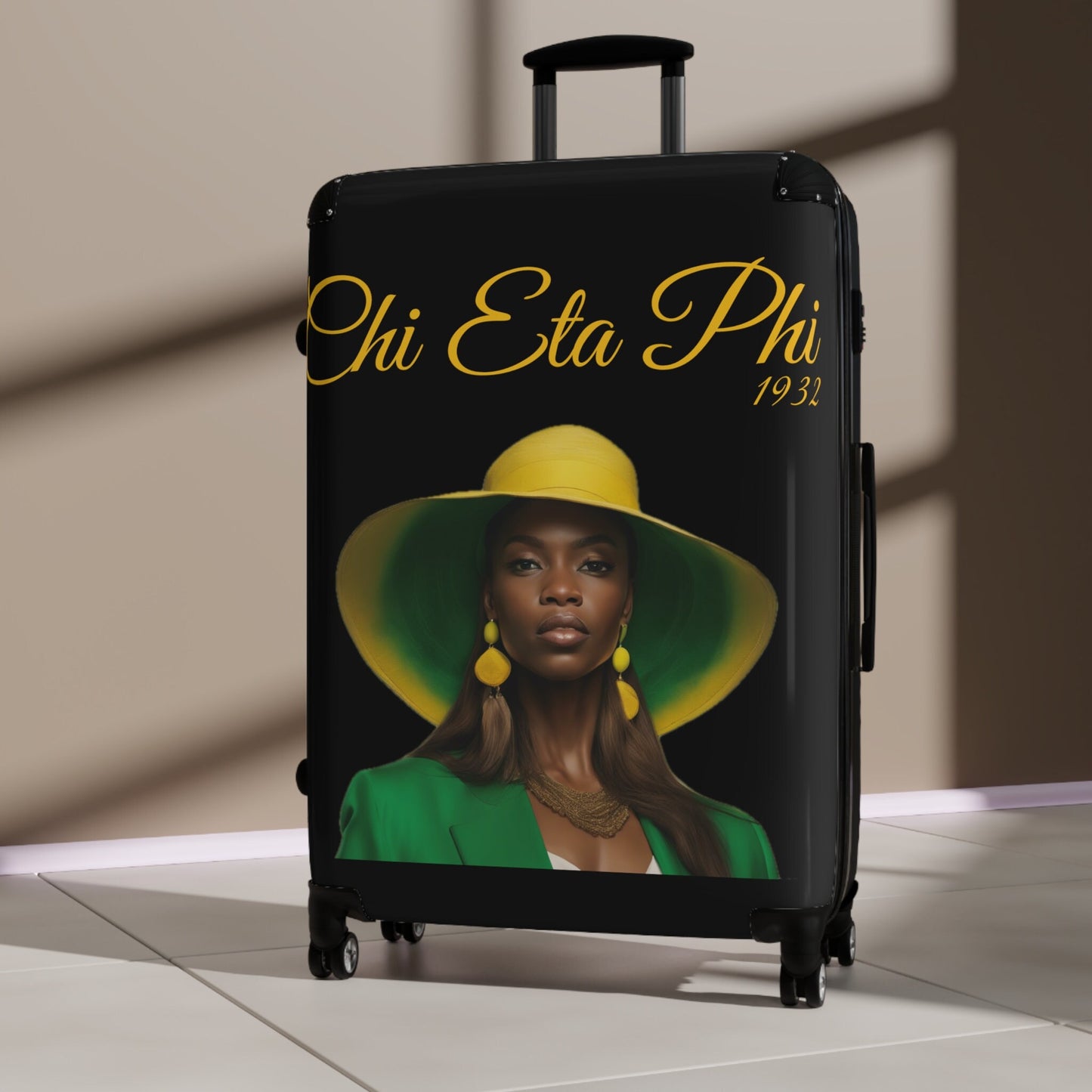 Chi Eta Phi Chic Hardcase Luggage Set - Travel in Style and Show Your Pride!