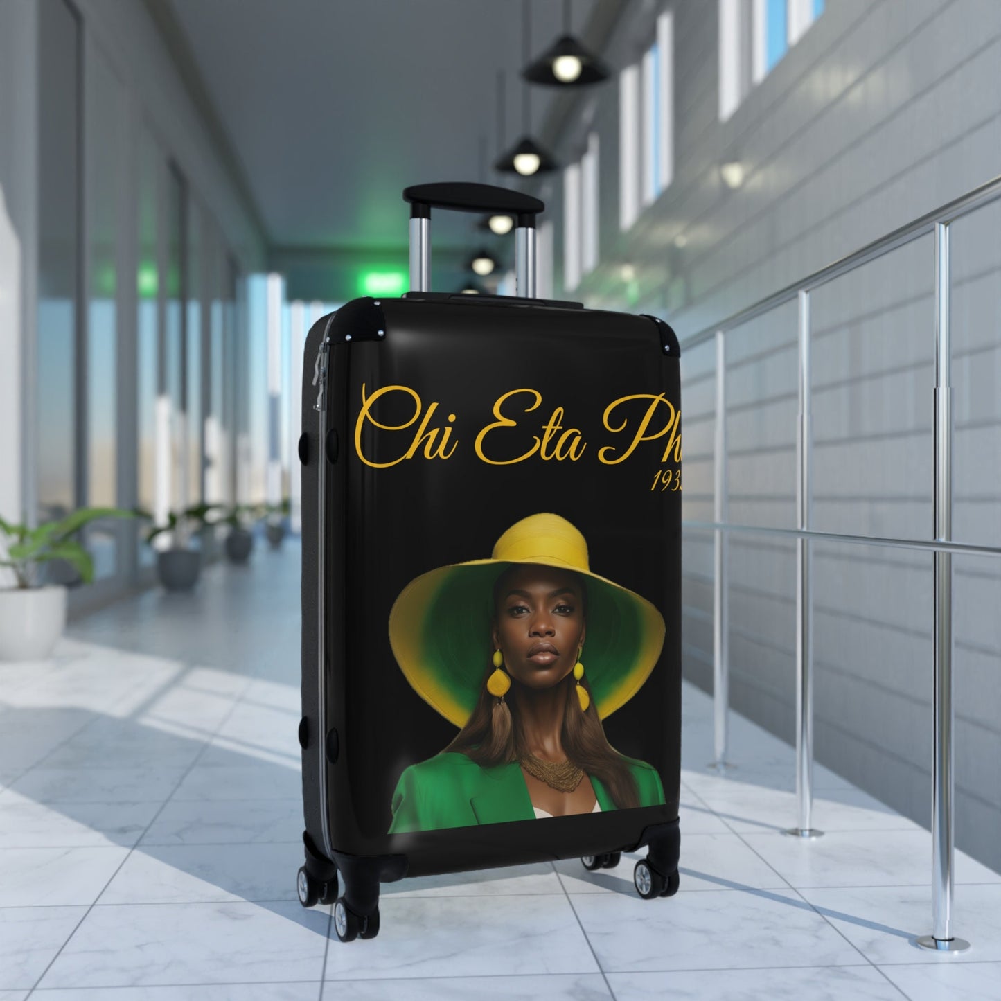 Chi Eta Phi Chic Hardcase Luggage Set - Travel in Style and Show Your Pride!