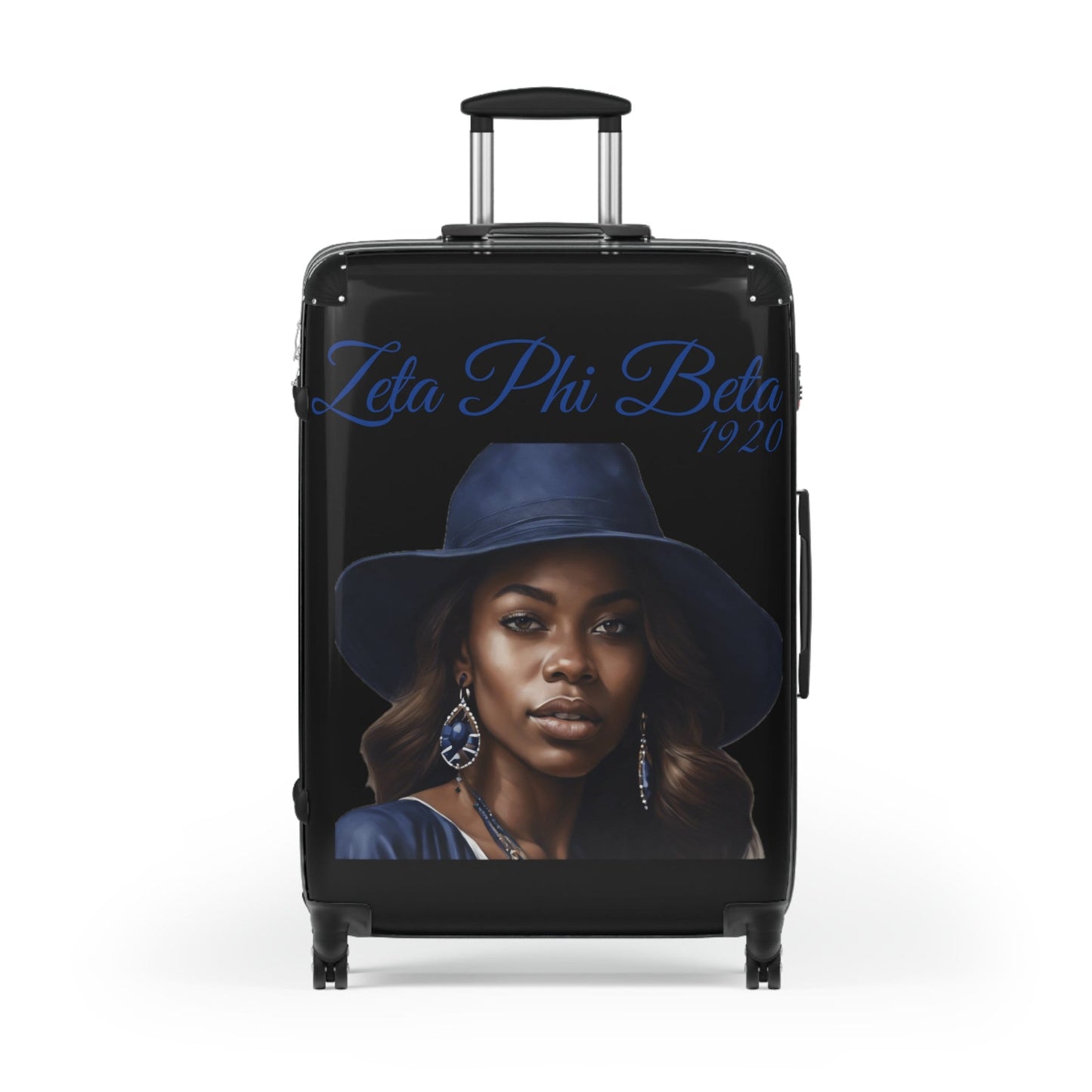 Zeta Phi Beta Hardcase Suitcase: Travel in Style with Sorority Pride