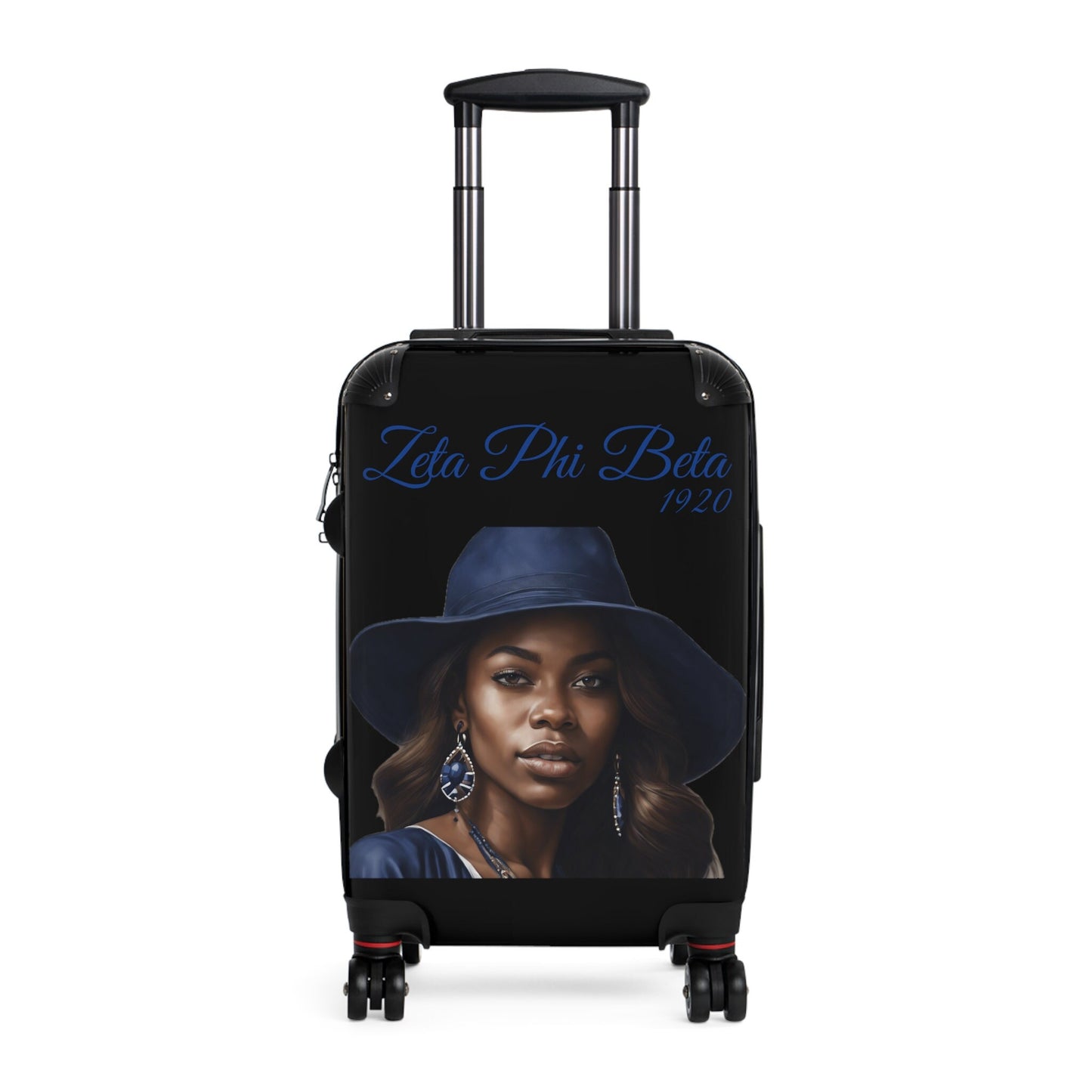 Zeta Phi Beta Hardcase Suitcase: Travel in Style with Sorority Pride