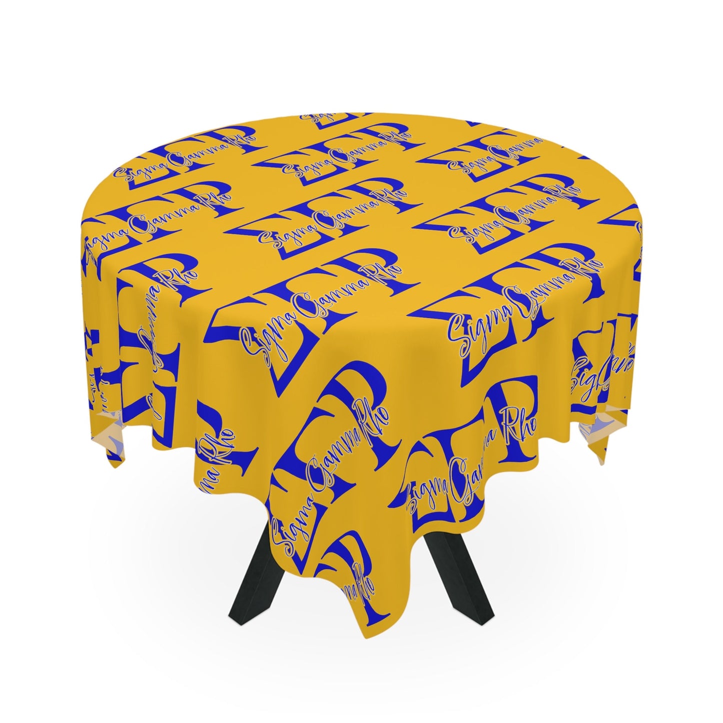 Set the Scene with Our Sigma Gamma Rho Table Cloth for Gatherings!