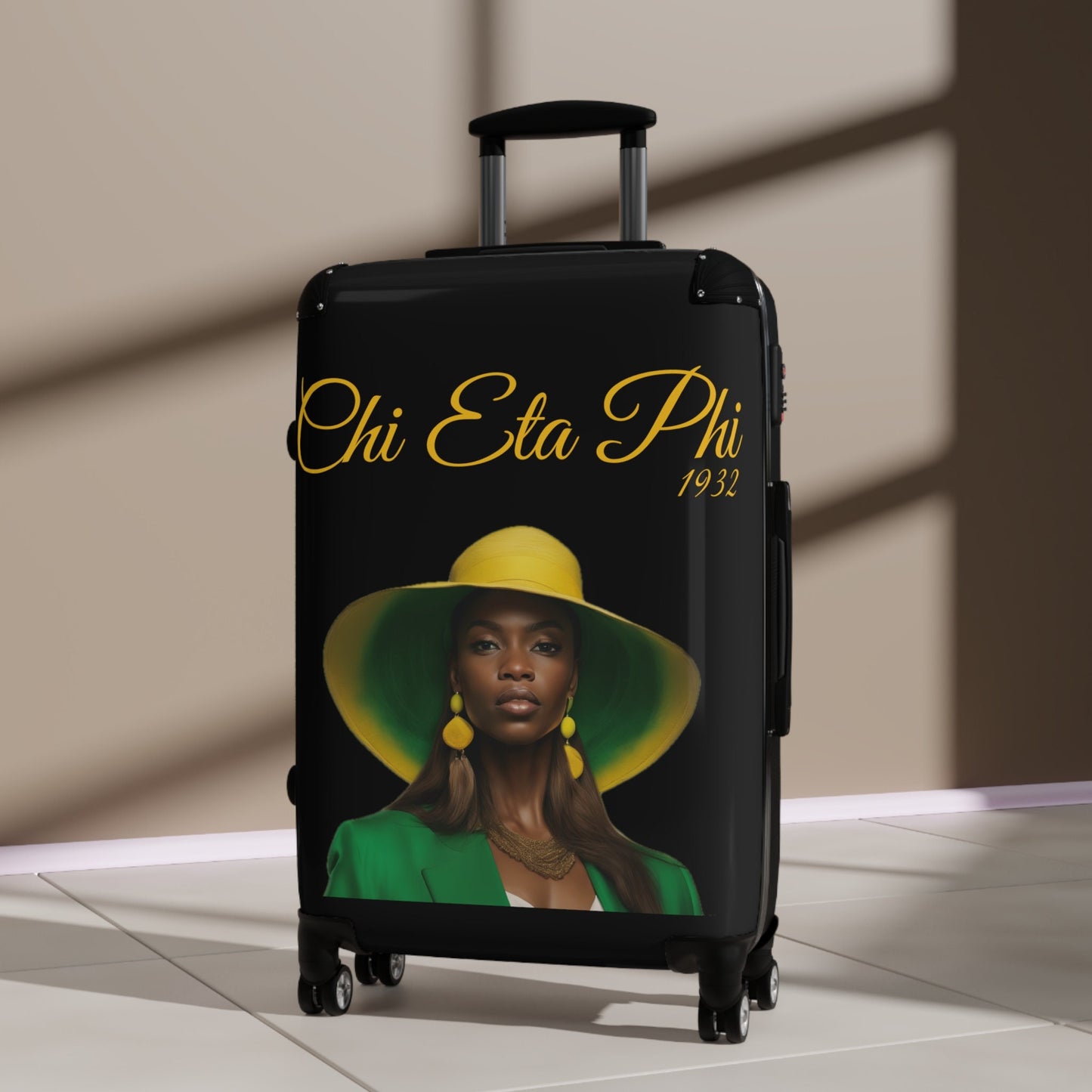 Chi Eta Phi Chic Hardcase Luggage Set - Travel in Style and Show Your Pride!