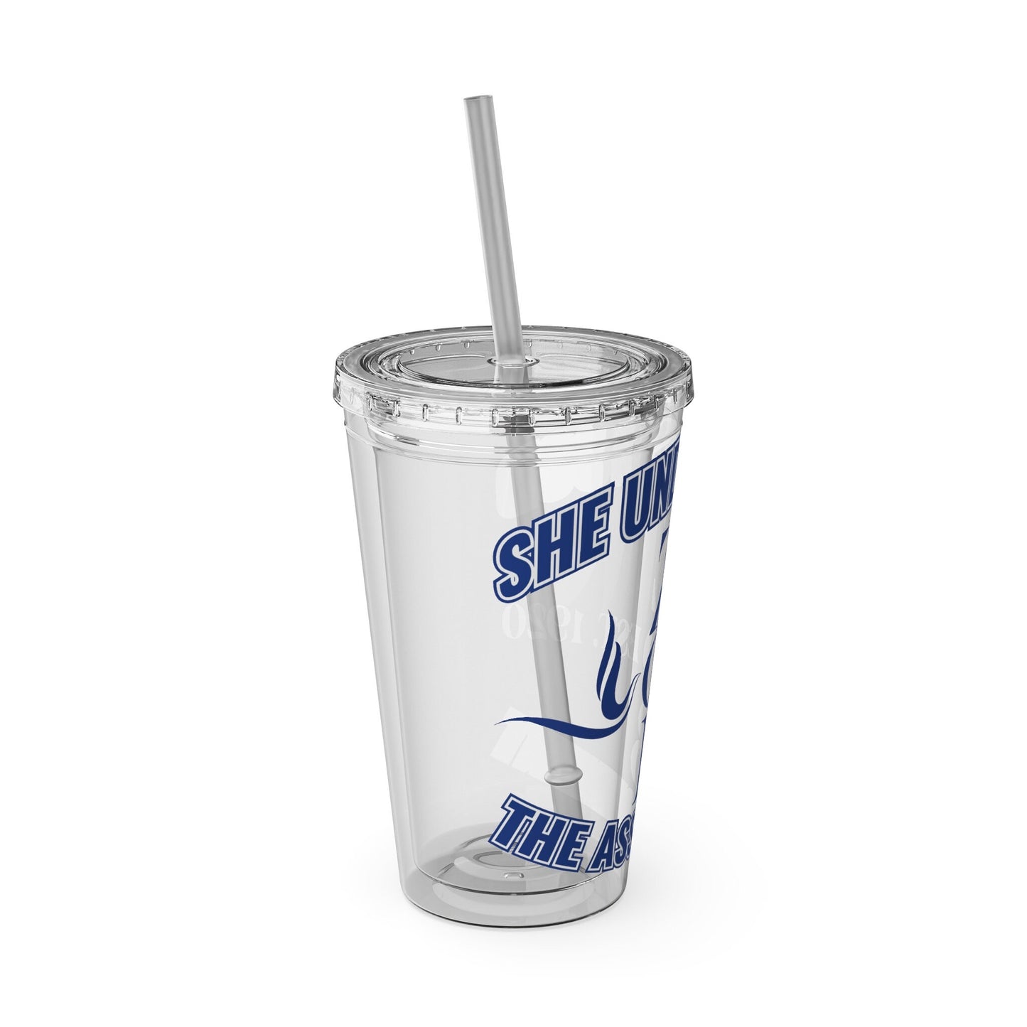 Zeta Phi Beta Sunsplash Tumbler - Empowered Elegance on the Go