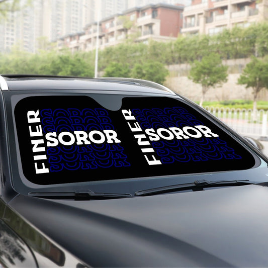 Zeta Phi Beta 'Finer Soror' Car Visor – Ultimate UV Protection with Style