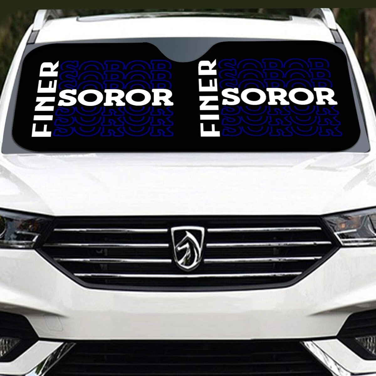 Zeta Phi Beta 'Finer Soror' Car Visor – Ultimate UV Protection with Style
