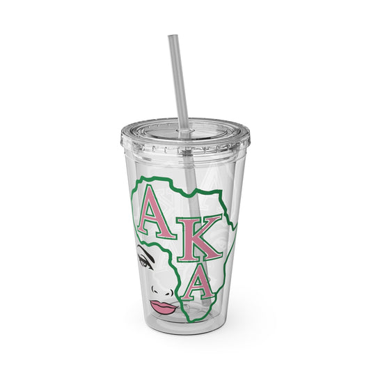 Sunsplash Tumbler with Straw, 16oz