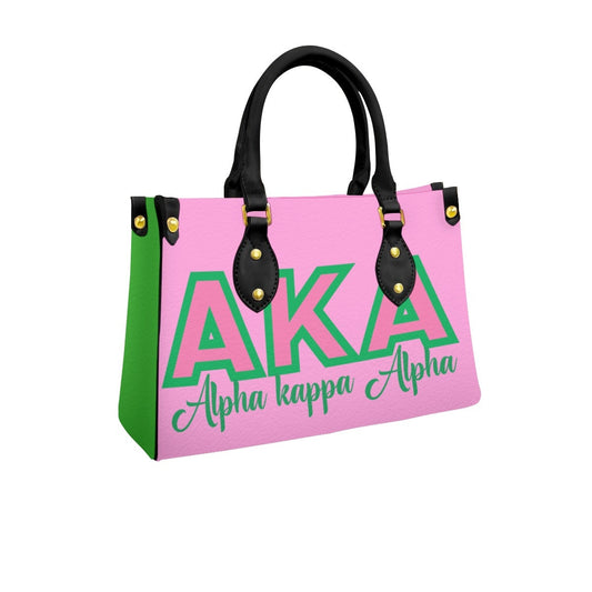 Alpha Kappa Alpha Two-Color Block Tote - Stylish Sorority Pride