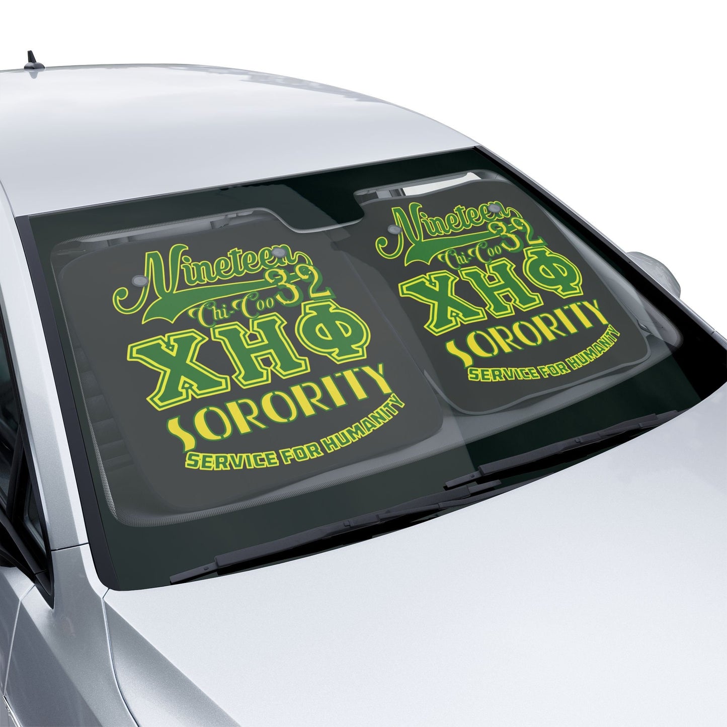 Chi Eta Phi Car Sun Shade Set - Stylish and Protective Vehicle Accessory