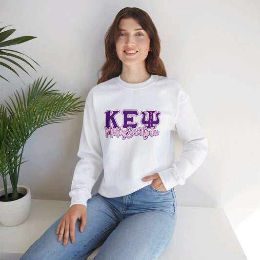 Kappa Epsilon Psi Sorority Loose Fit Sweatshirt