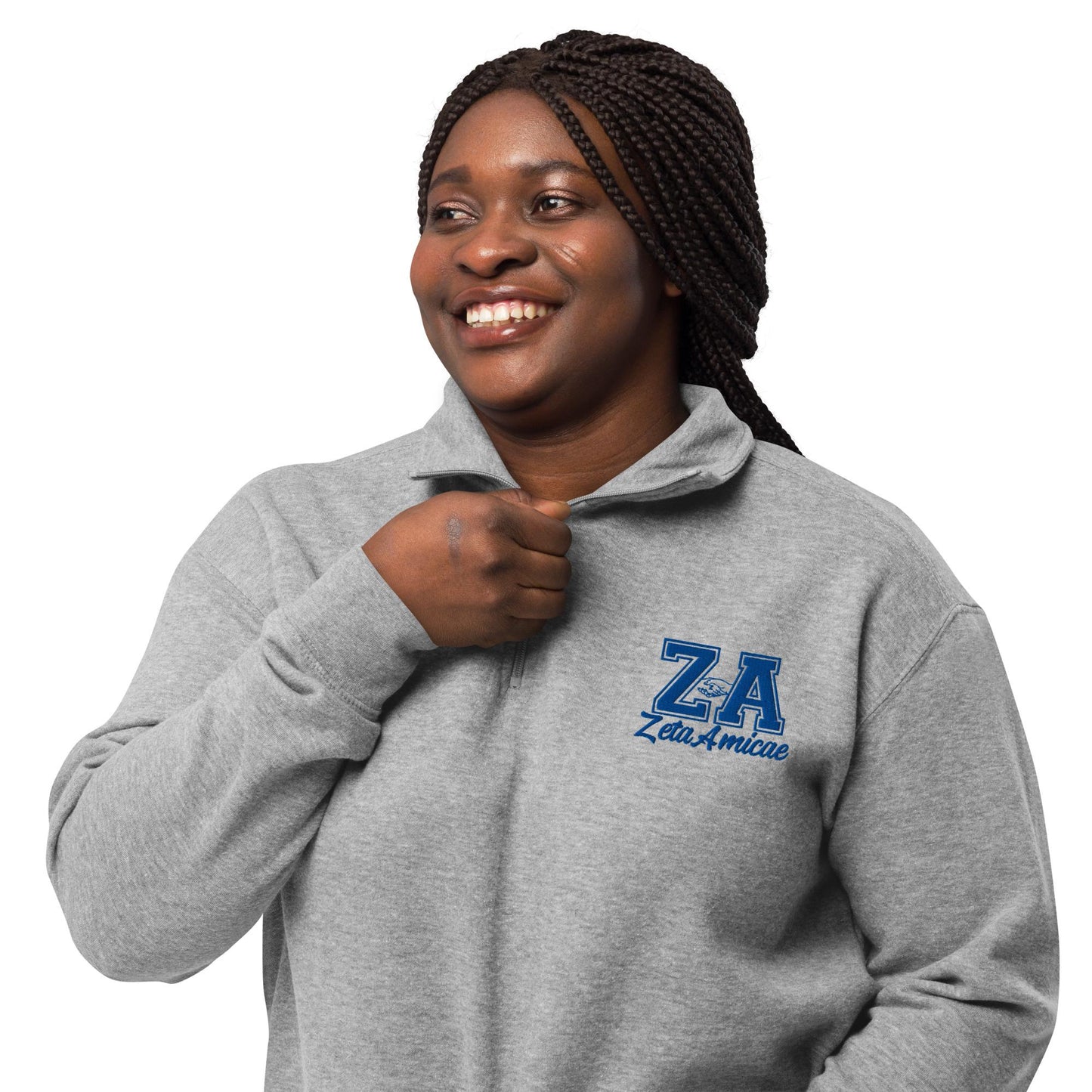 Zeta Amicae Cozy Fleece Pullover – Perfect for Chilly Days