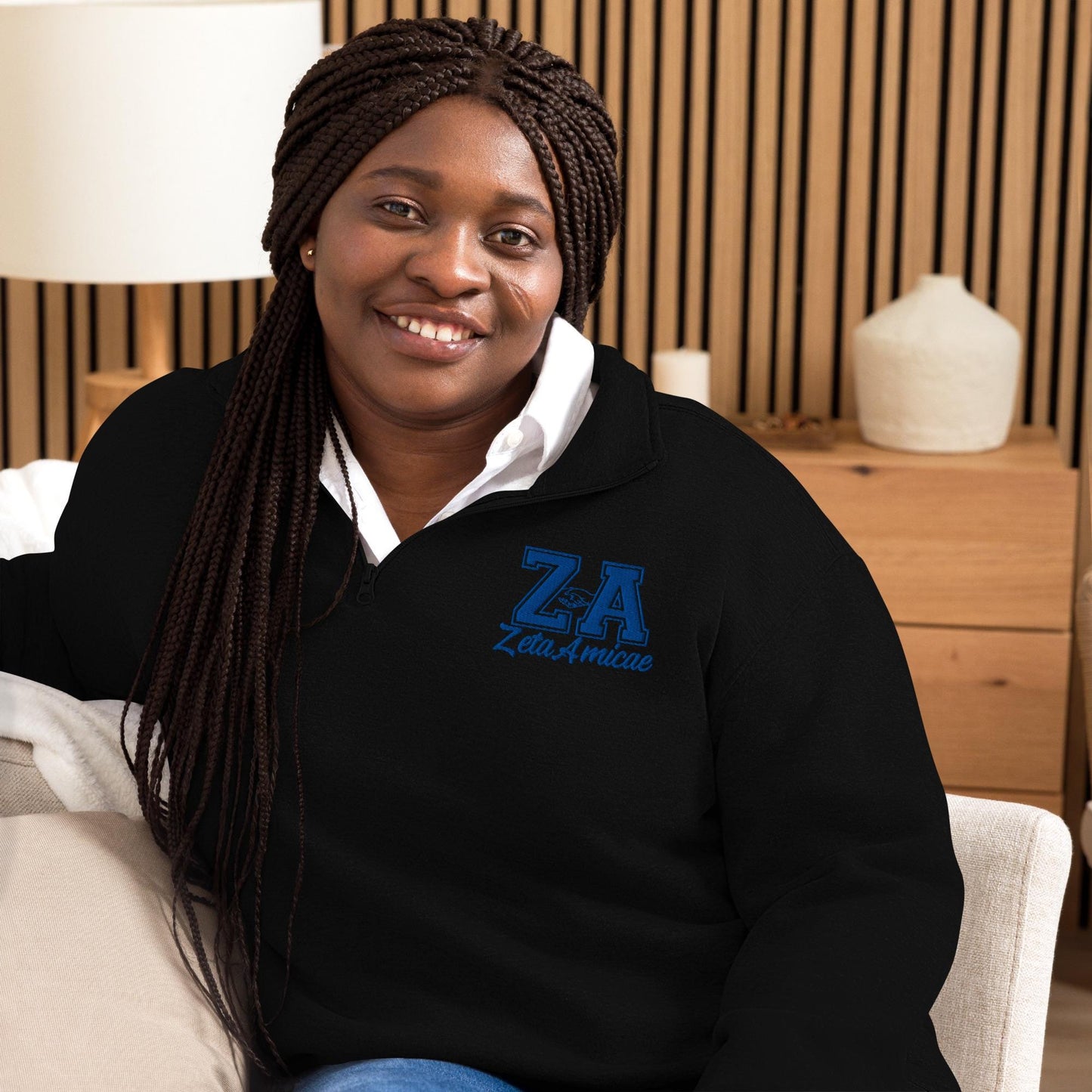 Zeta Amicae Cozy Fleece Pullover – Perfect for Chilly Days